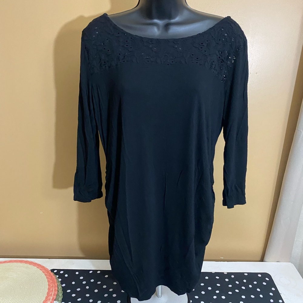 Motherhood Black Maternity blouse